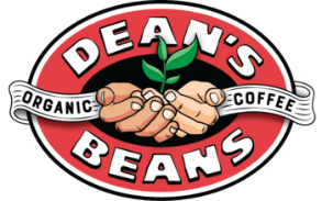 Dean's Beans logo, we place an order every month
