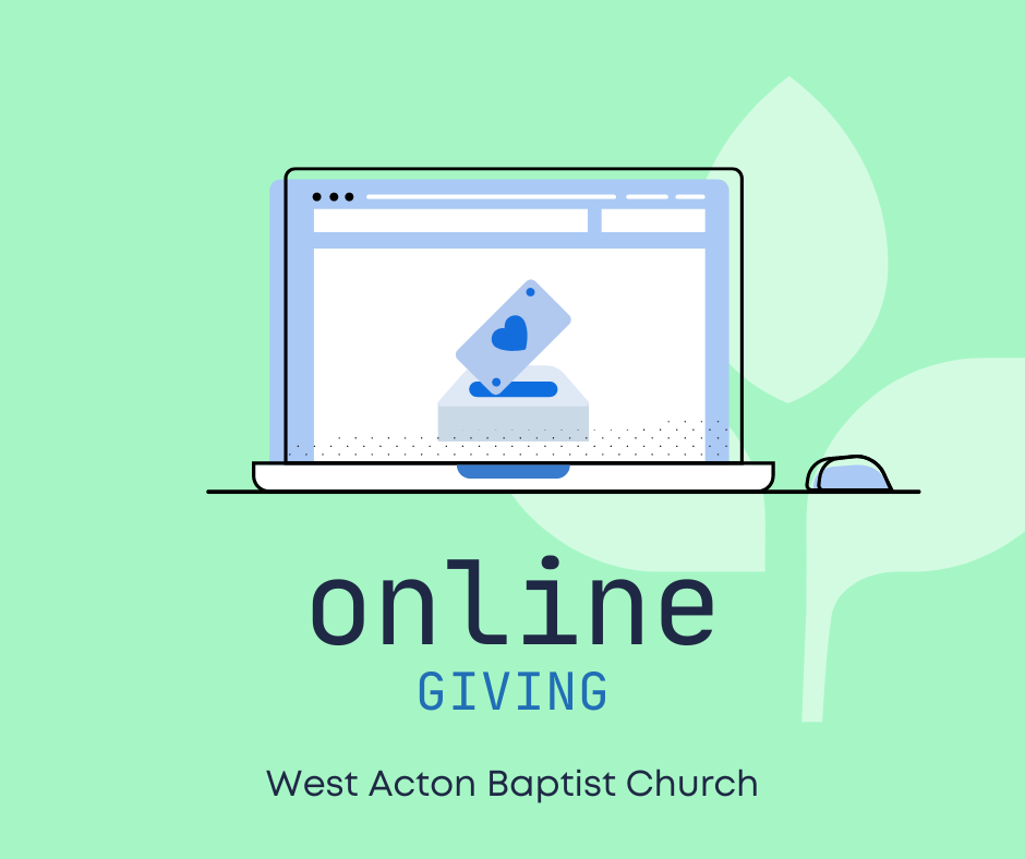 online giving logo for west acton baptist church